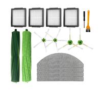 Pièces de filtre Hepa en tissu de vadrouille compatibles avec les accessoires d'aspirateur Irobot Roomba J5 / J5 + / I5 / I5 +, remplacement de la roue de la brosse latérale principale(Set20)