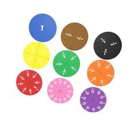 Pièces de fraction pour démonstration visuelle de mathématiques en classe et apprentissage à domicile pour améliorer la compréhension des pièces mathématiques
