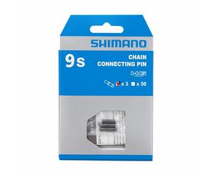 Pièces de goupilles de connexion pour chaîne super étroite 9V HG Shimano (x3) Argenté