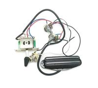 Pièces De Guitare Électrique Pour Boîte À Cigares Kit De Câblage Pour Guitare Pré-câblée Trou Sonore Double Rail Micros De Guitare À Simple Bobinage