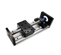 Pièces de machine à vis à billes à mouvement linéa Guide Linéaire De Précision À Double Tige Vis GX80 - Rail Ligne 1204 50-700 Mm(200mm)