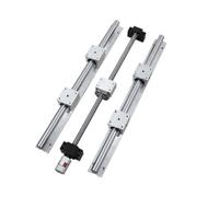Pièces de machine à vis à billes à mouvement linéa Vis À Billes SFU1204+Écrou+Support D'extrémité BKBF10+Accouplement+Rail Linéaire DSG12H+SBR12+Curseur SBR12UU(250mm)