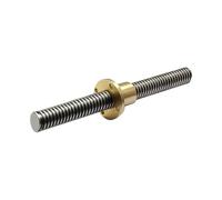 Pièces de machine à vis à billes avec écrou 1 vis mère T12 longueur 100 mm-1000 mm avec écrou en cuivre laiton plomb 10 for imprimante 3D(750mm)