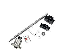 Pièces de machine à vis à billes avec écrou Guide linéaire 2 pièces SBR20 L300-1000mm + 4 curseur SBR20UU + 1 pièce vis à billes SFU2005(450mm)