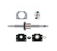Pièces de machine à vis à billes avec écrou Jeu de vis à billes SFU1610 avec embout d'écrou usiné support BK12/BF12 + + accouplement(400)
