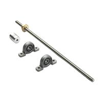 Pièces de machine à vis à billes avec écrou Jeu De Vis À Plomb T8 100-1200mm, 2mm Avec Écrou KP08, Roulement Vertical 5 * 8mm, Couplage Flexible(450mm)