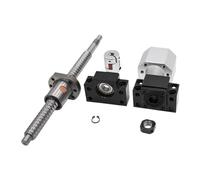 Pièces de machine à vis à billes avec écrou Kit de vis à billes 25 mm diamètre SFU2505 200-1000 C7 + BK20 BF20 + DSG25H + accouplement(500mm)