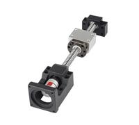 Pièces de machine à vis à billes avec écrou Kit De Vis À Billes C7 200-1200 Mm SFU2010 Avec Écrou, BF15, HM15-57, DSG20H Et Coupleur(350mm)