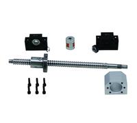 Pièces de machine à vis à billes avec écrou Kit de vis à billes SFU1605 350 mm-1200 mm Vis 1605 + boîtier d'écrou DSG16 BK12 BF12 accouplement extrémité usinée(700mm kit)