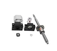Pièces de machine à vis à billes avec écrou Kit De Vis À Billes SFU2005 SFU2010 1500 Mm, Extrémité Usinée Avec BK15 BF15 + Écrou Simple + Support D'écrou + Accouplement(SFU2010 1500mm)