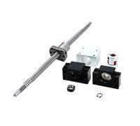 Pièces de machine à vis à billes avec écrou Tige de vis à billes 200mm-1000mm SFU1204 avec écrou 1204 + support d'extrémité BK/BF10 + boîtier d'écrou + coupleur 8 * 8(800mm)