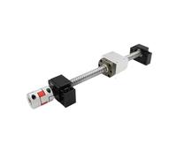 Pièces de machine à vis à billes avec écrou Vis À Billes 20 Mm SFU2010 Avec Usinage D'extrémité BKBF15 + Écrou + Support + Accouplement(600mm)