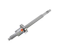 Pièces de machine à vis à billes avec écrou Vis à billes C7 SFU1204 150 mm-700 mm avec bride 1204, écrou à billes simple BK/BF10, extrémité usinée(350mm)