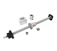 Pièces de machine à vis à billes avec écrou Vis à billes SFU1610, longueur 165-1000mm + boîtier d'écrou + FK12 FF12 + accouplement(865mm)