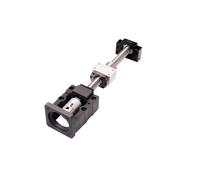 Pièces de machines à vis à billes à mouvement liné 1 jeu de vis à billes SFU2005, extrémité usinée avec BKBF15 + support d'écrou + accouplement + siège/support moteur(450)