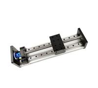 Pièces de machines à vis à billes à mouvement liné Table coulissante de module linéaire GX80, de vis à billes 1610, étape coulissante croisée, course efficace de 100MM à 1000MM(Effective 400mm)