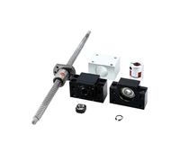 Pièces de machines à vis à billes à mouvement liné Tige de vis à billes 200 mm-1000 mm SFU1210 avec écrou 1204 + support d'extrémité BK/BF10 + boîtier d'écrou + coupleur 8 x 8(400mm)