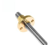 Pièces de machines à vis à billes à mouvement liné Vis mère T8 OD 8 mm pas 4 200 250 300 350 400 450 500 avec écrou for accessoires d'imprimante 3D(350mm)