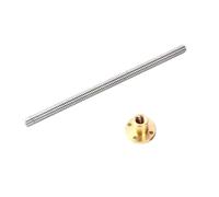 Pièces de machines à vis à billes à mouvement liné Vis trapézoïdale T30 avec écrou en laiton, longueur de 6 mm, 250 500 1000, for pièces machine à graver, moteur pas, tige d'axe Z T30*6(500mm)