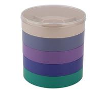 Pièces de Matériel Boîte de Stockage 5 Couche Impact - Récipients Individuels Résistants pour Petites Parties du Rectangle de Bijoux, Rond, Plastique, Pas de gemme