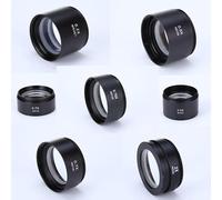 Pièces de Microscope 0,3x0,5x0,7x0,75x1x2x, lentille de Barlow, Accessoires de lentille de Microscope stéréo, lentille d'objectif auxiliaire, Filetage 48mm(0.7X)