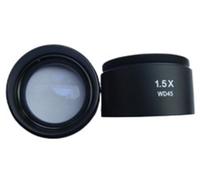 Pièces de Microscope 0,3x0,5x0,7x0,75x1x2x, lentille de Barlow, Accessoires de lentille de Microscope stéréo, lentille d'objectif auxiliaire, Filetage 48mm(1.5X)
