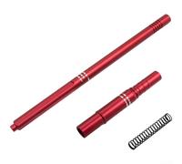 Pièces de mise à niveau d'arbre d'entraînement en métal pour camion désert Arrma 4S 1/8 RC, modification haute performance pour renfort de véhicule tout-terrain, rouge et bleu titane (rouge)