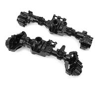 Pièces de mise à niveau de l'essieu avant et arrière en métal noir pour Traxxas4 1/10 RC, accessoire de voiture améliorant les performances de contrôle, léger et durable