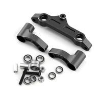 Pièces de mise à niveau du groupe de direction avant en alliage d'aluminium pour ARRMA 1/5 KRATON 8S ARA110002T1/ARA110002T2, 1/5 Outcast 8S BLX-ARA5810 (noir)