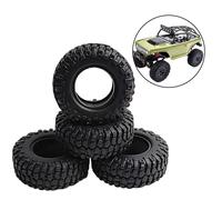 Pièces De Mise À Niveau En Caoutchouc Pour Pneus Rc, 4 Pièces De 1/24 Pouces Pour Axial Scx24 Axi00002 Scx24 Axi90081 Chenille De Voiture, Accessoires De Bricolage, 1.9