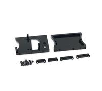 Pièces de Mise à Niveau en métal de Cabine de mécanisme de Direction de Faisceau arrière MN D91 D96 MN98 99S compatibles avec Le véhicule télécommandé(Black)