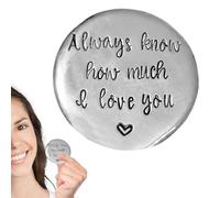 Pièces de monnaie de poche, jetons de poche,Pièce inspirante du sentiment d'amour | Collection de pièces d'amour, souvenir commémoratif pour inspirer et lui rendre chanceux