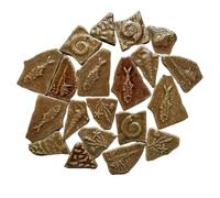 Pièces de mosaïque Pierres Carreaux de mosaïque en céramique irréguliers DIY multicolores 3.2-8.5cm 9 pièces 160g(5)