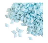 Pièces de mosaïque Pierres Carreaux de mosaïque rhombiques auto-adhésifs en Mica, 200 pièces multicolores 115g/4oz for bricolage artisanal(Blu)