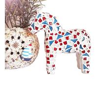 Pièces de mosaïque Pierres Kit Mosaïque Multicolore Avec Carreaux En Céramique for Modelage Poney Et Cheval(Free Stone Horse a)