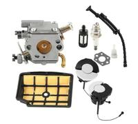 Pièces de moteur de tondeuse à gazon Pour Stihl MS200 MS200T carburateur de tronçonneuse pour bouchon d'huile moteur Kit joint carburant étincelle pour jeu bouchons