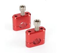 Pièces de moto Compatible Avec R1200GS Barre De Rehaussement De Guidon De Moto Universelle De 22 Mm 28 Mm Rehaussant Les Accessoires De Serrage De Barre De Main De Moto(22mm Red)