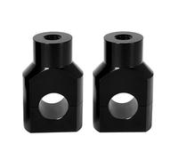 Pièces de moto Compatible Avec Shadow 22mm 25mm Les Rehausseurs De Barre De Poignée De Moto Support De Rehaussement, Pince De Rehaussement De Guidon(C25mm Black)