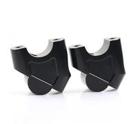 Pièces de moto Compatible Avec Suzuki Pour DL650 Pour V-Strom 650 Pour DL1000 Pinces Barre Moto Rehausseurs Guidon Adaptateur Pince Montage Rehausseur Barre Poignée(Black)