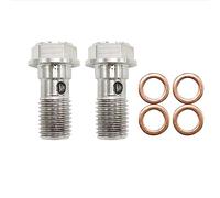 Pièces de Moto pour Kawasaki pour Suzuki Moto Étrier De Frein Boulon Vis Purge Mamelon M10X1.0MM/1.25MM 304 Acier Inoxydable(D 2 Set)