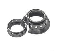 Pièces de moulinet de pêche Anneau décoratif pour DAIWA pour STEEZ A2/HLC et pour Alpha Air TW, usiné CNC pour une performance améliorée (gris foncé)