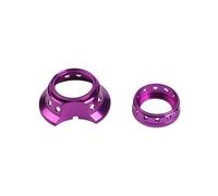 Pièces de moulinet de pêche Anneau décoratif pour DAIWA pour STEEZ A2/HLC et pour Alpha Air TW, usiné CNC pour une performance améliorée (violet)