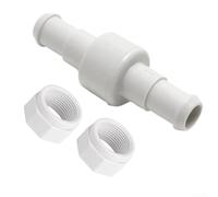 Pièces de nettoyage de piscine Polaris 180 280 380, pivot de tuyau D20 et kit de remplacement d'écrous D15, construction en plastique blanc (6 écrous D15)