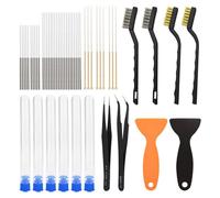Pièces De Nettoyage D'Imprimante 3d, 53 Pièces, 0.2/0.25/0.4/0.6/0.8mm, Brosse À Aiguille, Pelle, Pincettes