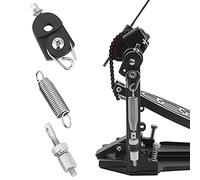 Pièces de pédale de tambour, pédale de grosse caisse, ressort de pédale de grosse caisse, tendeur de came en métal, kit de crochet de poulie, remplacement du matériel pour