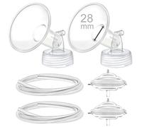 Pièces de pompe Maymom pour tire-lait Spectra S2 Spectra S1 Spectra 9 Plus - Pièces non originales de rechange pour accessoires Spectra S2 et bride Spectra. Tuyau de protection anti-refoulement inclus. 28mm