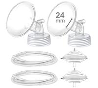 Pièces de pompe Maymom pour tire-lait Spectra S2 Spectra S1 Spectra 9 Plus - Pièces non originales de rechange pour accessoires Spectra S2 et bride Spectra. Tuyau de protection anti-refoulement inclus. 24mm