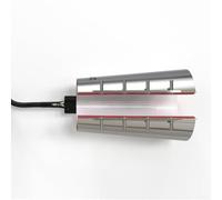 Pièces de presse à chaud en silicone pour machine à sublimation - Transfert de papier thermique avec dessous de verre chaud en acier inoxydable - 255,1 g, 311,8 g, 340,2 g, 481,9 g (340,2 g conique)