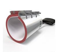 Pièces de presse à chaud en silicone pour machine à sublimation - Transfert de papier thermique avec dessous de verre chaud en acier inoxydable - 255,1 g, 311,8 g, 340,2 g, 481,9 g (481,9 g conique)