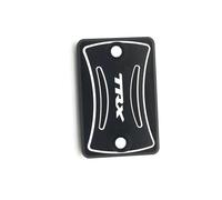 Pièces de Protection Couvercle De Réservoir Liquide Frein Avant CNC pour Cylindre Moto pour TRX400EX ATV 1999 2000 2001 2002 2003 2004 2005 2006 2007 2008(Nero)